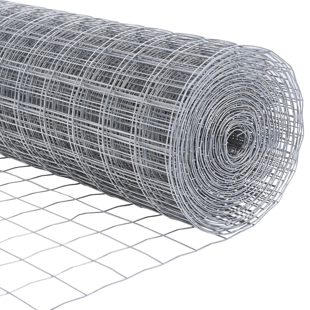 vidaXL Euro Fence με 7 Πόλους 0.8x10 μ Γαλβανισμένο ατσάλι