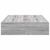 vidaXL Σκελετός Κρεβατιού Γκρι sonoma 120 x 200 cm Επεξεργασμένο ξύλο