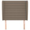 vidaXL Κεφαλάρι με Πτερύγια Taupe 83x23x118/128 εκ. Υφασμάτινο