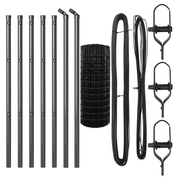 vidaXL &Tau;&epsilon;&nu;&tau;ώ&tau;&omicron; &mu;&epsilon; &sigma;&tau;ή&rho;&iota;&gamma;&mu;&alpha; &Gamma;&kappa;&rho;&iota; 0,4 x 10 &mu; &Chi;ά&lambda;&upsilon;&beta;&alpha;&sigmaf; &kappa;&alpha;&iota; PVC