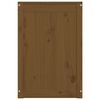 vidaXL Καλάθι Ρούχων Καφέ μελί 44x44x66 εκ από Μασίφ Ξύλο Πεύκου
