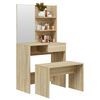 vidaXL Μπουντουάρ Σετ Sonoma δρυς 74,5 x 40 x 141 εκ.