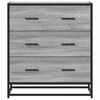 vidaXL Sideboard Grey Sonoma Κατασκευασμένο ξύλο και μέταλλο