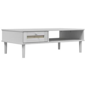 vidaXL &Tau;&rho;&alpha;&pi;&epsilon;&zeta;ά&kappa;&iota; &Sigma;&alpha;&lambda;&omicron;&nu;&iota;&omicron;ύ SENJA &Lambda;&epsilon;&upsilon;&kappa;ό / &Rho;&alpha;&tau;ά&nu; 100x55x33 &epsilon;&kappa;. &Mu;&alpha;&sigma;ί&phi; &Xi;ύ&lambda;&omicron;