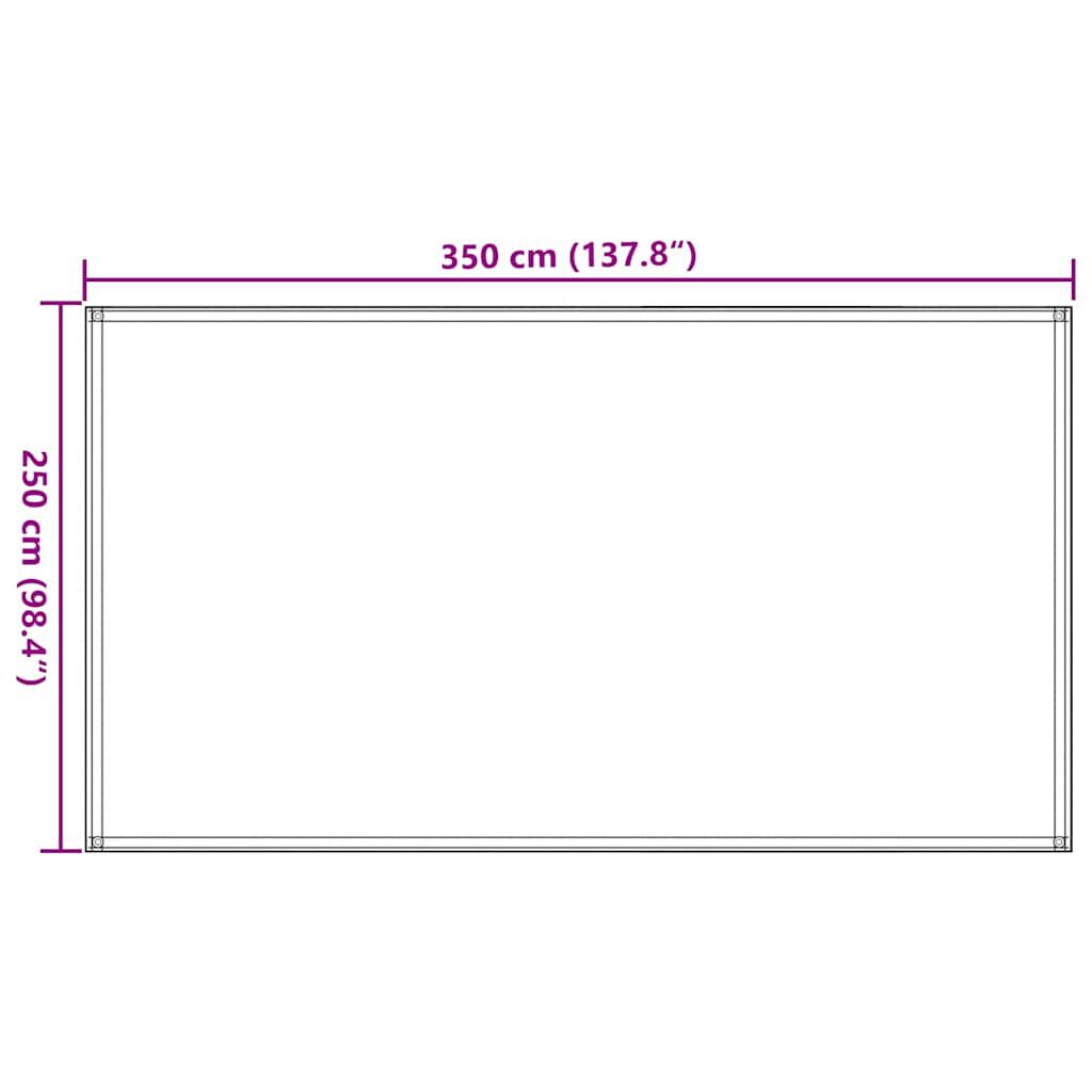 vidaXL Χαλί Σκηνής Ανθρακί 250 x 350 εκ.