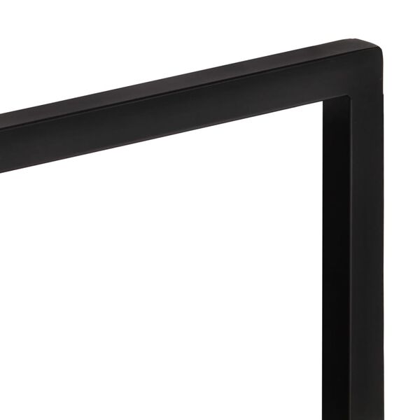 vidaXL Ράφια Τοίχου 2 Τεμ. 60 x 25 x 35 εκ Μασίφ Ξύλο Ακακίας & Ατσάλι