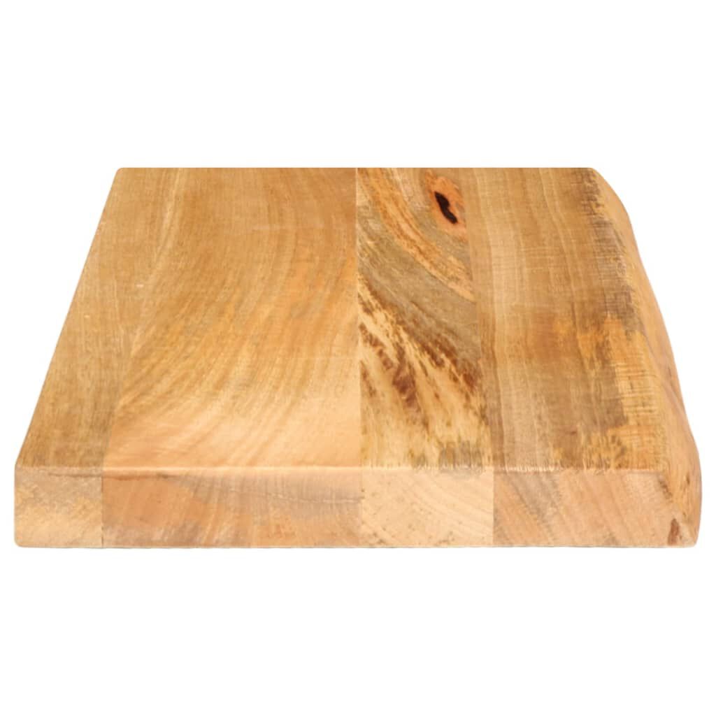 vidaXL Επιφάνεια Τραπεζιού 60x30x2,5 εκ. Live Edge Μασίφ Ξύλο Μάνγκο