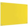 vidaXL Πίσω Πάνελ Κουζίνας 2 pcs Κίτρινο 90 x 60 cm σκληρυμένο γυαλί