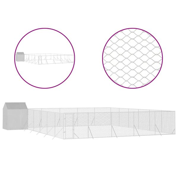 vidaXL &Kappa;&lambda;&omicron;&upsilon;&beta;ί &Sigma;&kappa;ύ&lambda;&omicron;&upsilon; &Epsilon;&xi;. &Chi;ώ&rho;&omicron;&upsilon; &mu;&epsilon; &Omicron;&rho;&omicron;&phi;ή &Alpha;&sigma;&eta;&mu;ί 12x12x2,5 &mu; &Gamma;&alpha;&lambda;&beta;. &Alpha;&tau;&sigma;ά&lambda;&iota;