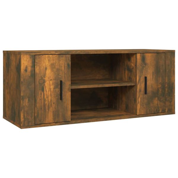 vidaXL Έπιπλο Τηλεόρασης Καπνιστή Δρυς 100x35x40 εκ. Επεξ. Ξύλο