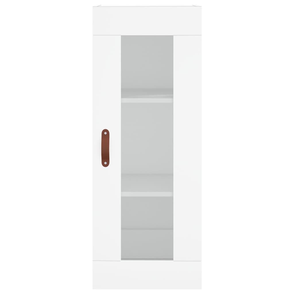 vidaXL Ντουλάπι Λευκό 34,5 x 34 x 180 εκ. από Επεξεργασμένο Ξύλο