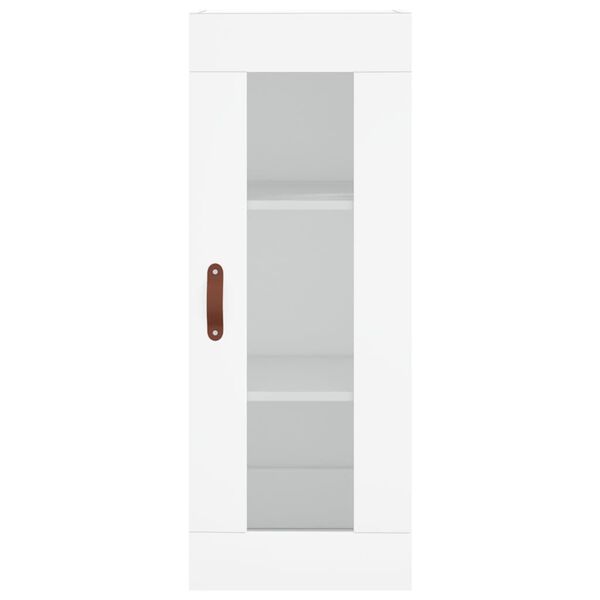 vidaXL Ντουλάπι Λευκό 34,5 x 34 x 180 εκ. από Επεξεργασμένο Ξύλο