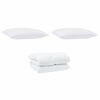 vidaXL Χειμερινό Παπλωματοθήκη 3 pcs Λευκό 240 x 200 cm Μικροΐνες