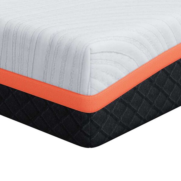 vidaXL Στρώμα Λευκό, Γκρι 200 x 200 cm Pěna