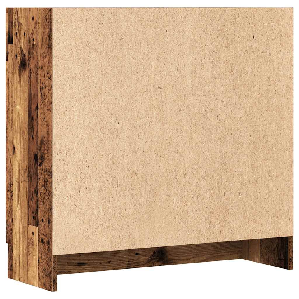 vidaXL Βιβλιοθήκη Παλιό Ξύλο 82,5 x 30,5 x 80 εκ. Μοριοσανίδα