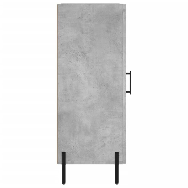 vidaXL Ντουλάπι Γκρι Σκυροδέματος 34,5x34x90 εκ. Επεξεργασμένο Ξύλο
