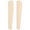 vidaXL Κεφαλάρι με Πτερύγια Κρεμ 83x23x118/128 εκ. Υφασμάτινο