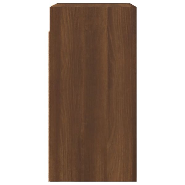 vidaXL Έπιπλα Τηλεόρασης 2 τεμ. Καφέ Δρυς 30,5x30x36 εκ. Επεξ. Ξύλο