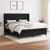 vidaXL &Kappa;&rho;&epsilon;&beta;ά&tau;&iota; Boxspring &mu;&epsilon; &Sigma;&tau;&rho;ώ&mu;&alpha; &Mu;&alpha;ύ&rho;&omicron; 180x200 &epsilon;&kappa;. &Upsilon;&phi;&alpha;&sigma;&mu;ά&tau;&iota;&nu;&omicron;