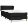 vidaXL &Kappa;&rho;&epsilon;&beta;ά&tau;&iota; Boxspring &mu;&epsilon; &Sigma;&tau;&rho;ώ&mu;&alpha; &Mu;&alpha;ύ&rho;&omicron; 100 x 200 &epsilon;&kappa;. &Upsilon;&phi;&alpha;&sigma;&mu;ά&tau;&iota;&nu;&omicron;