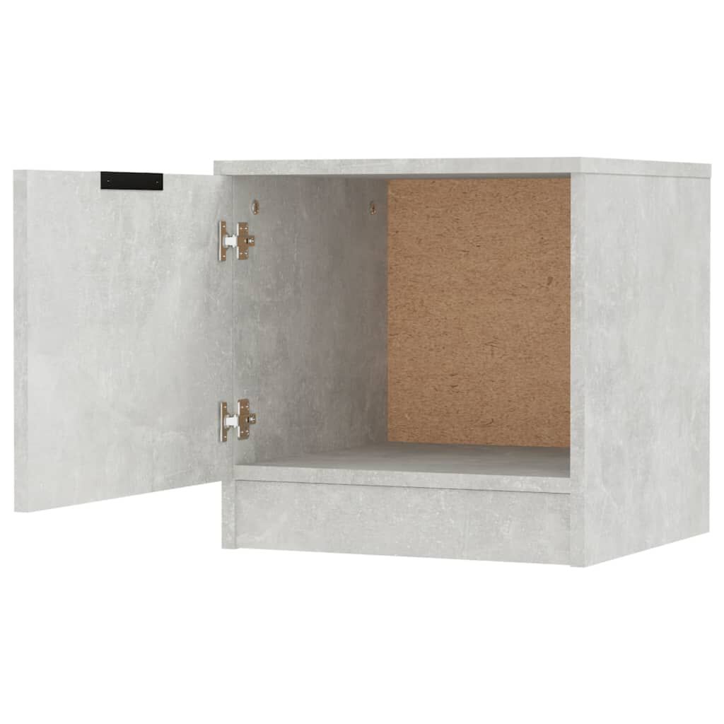 vidaXL Κομοδίνο Γκρι Σκυροδέματος 40 x 39 x 40 εκ.