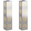 vidaXL &Eta;&lambda;&iota;&alpha;&kappa;ό LED &Phi;&omega;&sigmaf; &Delta;&rho;ό&mu;&omicron;&upsilon; 2 pcs &Alpha;&sigma;&eta;&mu;ί &Alpha;&nu;&omicron;&xi;&epsilon;ί&delta;&omega;&tau;&omicron; &alpha;&tau;&sigma;ά&lambda;&iota;