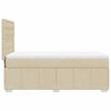 vidaXL &Kappa;&rho;&epsilon;&beta;ά&tau;&iota; Boxspring &mu;&epsilon; &Sigma;&tau;&rho;ώ&mu;&alpha; &Kappa;&rho;&epsilon;&mu; 80 x 200 &epsilon;&kappa;. &Upsilon;&phi;&alpha;&sigma;&mu;ά&tau;&iota;&nu;&omicron;