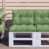 vidaXL Μαξιλάρι Παλέτας με Σχέδιο Φύλλων 50 x 40 x 12 εκ. Υφασμάτινο
