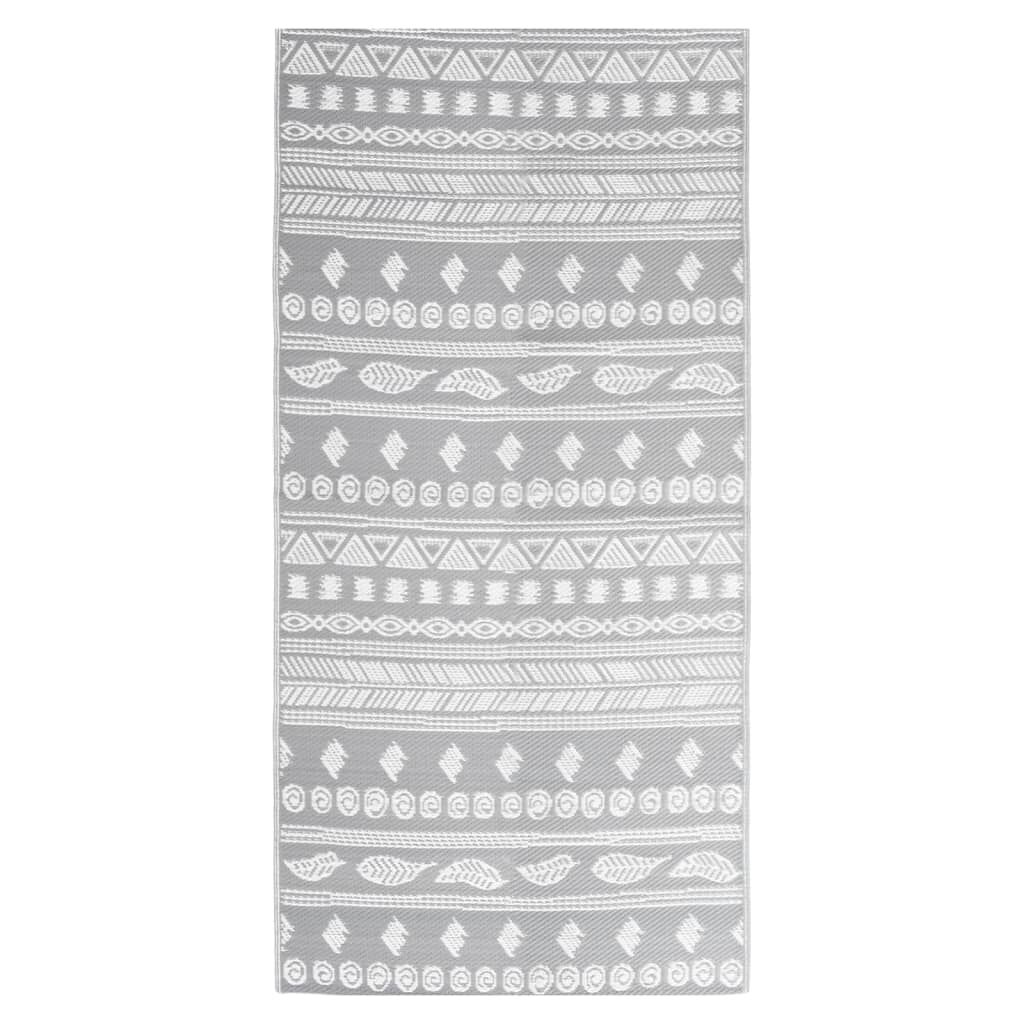 vidaXL Χαλί εξωτερικού χώρου ARAKIL Γκρι 80x150 cm PP