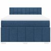 vidaXL &Kappa;&rho;&epsilon;&beta;ά&tau;&iota; Boxspring &mu;&epsilon; &Sigma;&tau;&rho;ώ&mu;&alpha; &Mu;&pi;&lambda;&epsilon; 160x200 &epsilon;&kappa;. &Upsilon;&phi;&alpha;&sigma;&mu;ά&tau;&iota;&nu;&omicron;