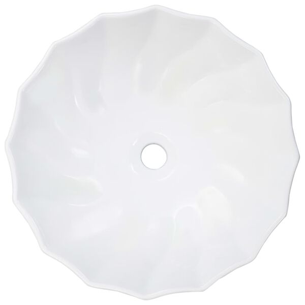 vidaXL Νιπτήρας Λευκός 46 x 17 εκ. Κεραμικός