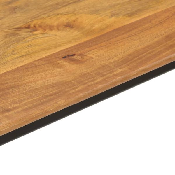 vidaXL Τραπέζι Κονσόλα 110 x 40 x 76 εκ. από Μασίφ Ξύλο Μάνγκο/Σίδερο