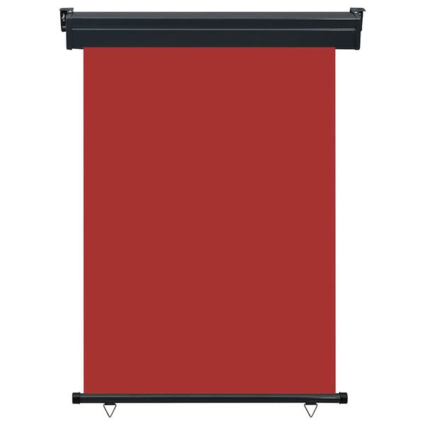 vidaXL Σκίαστρο Βεράντας Πλαϊνό Κόκκινο 125 x 250 εκ.