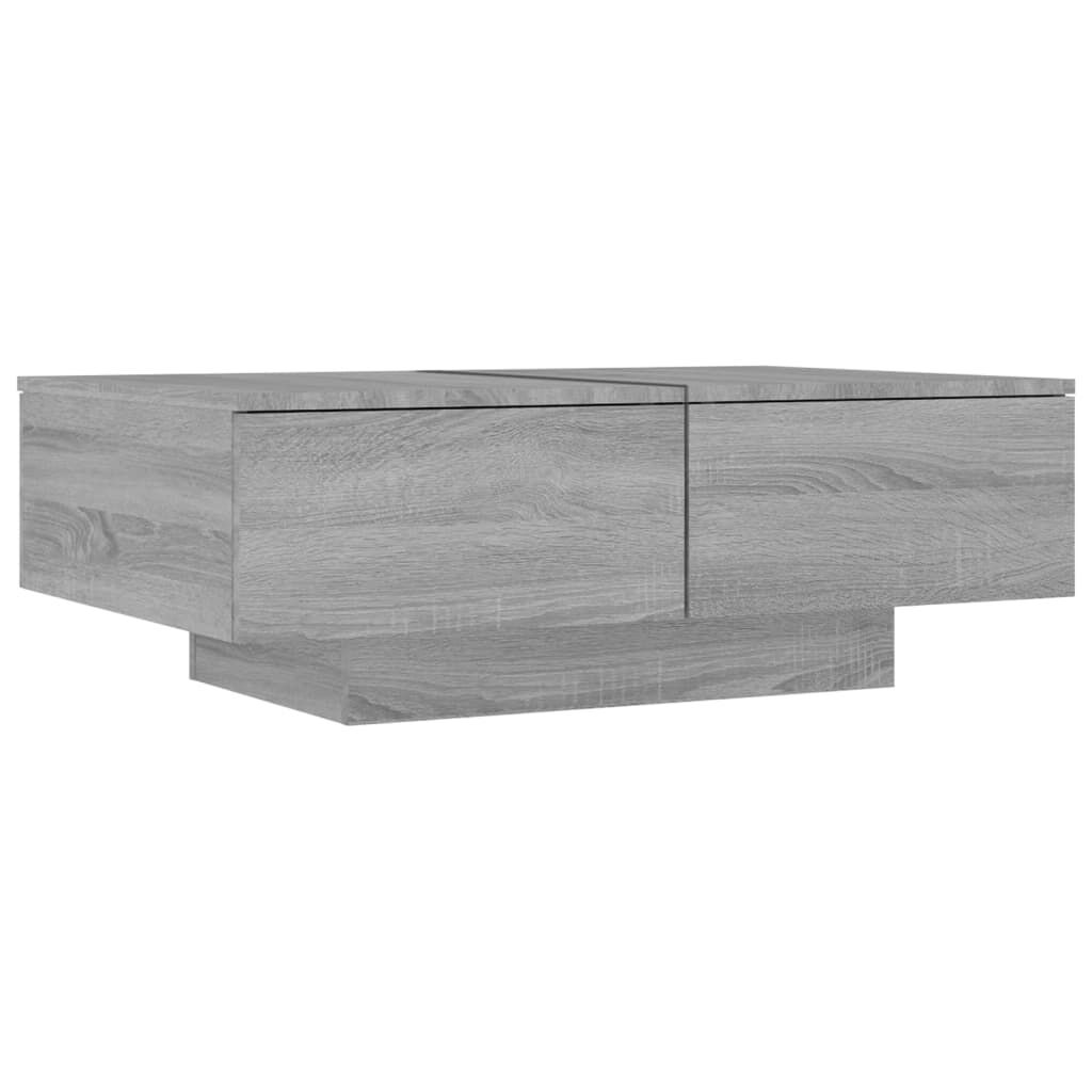 vidaXL Τραπεζάκι Σαλονιού Γκρι Sonoma 90x60x31 εκ. Επεξεργασμένο Ξύλο