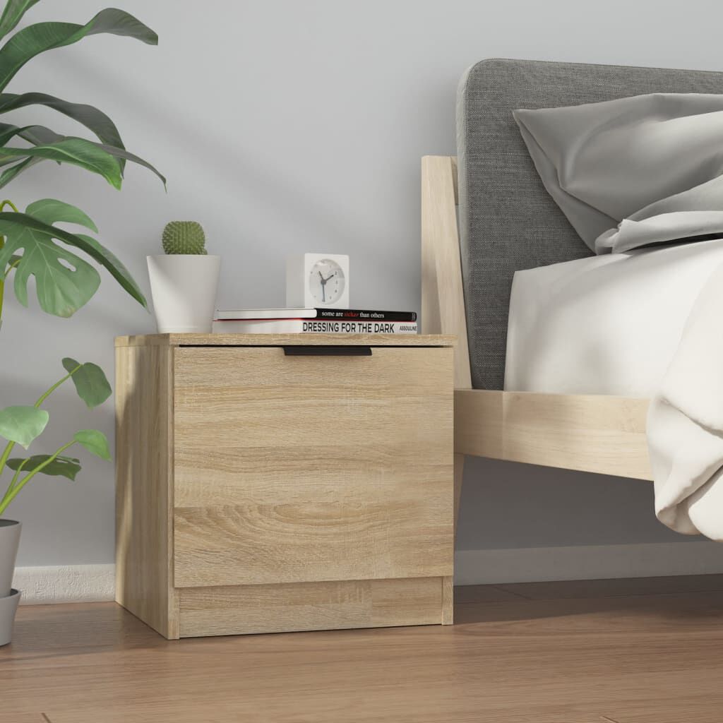 vidaXL Κομοδίνα 2 τεμ. Sonoma Δρυς 40 x 39 x 40 εκ.