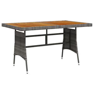 vidaXL &Tau;&rho;&alpha;&pi;έ&zeta;&iota; &Kappa;ή&pi;&omicron;&upsilon; &Gamma;&kappa;&rho;&iota; 130x70x72 &epsilon;&kappa;. &Sigma;&upsilon;&nu;&theta;&epsilon;&tau;&iota;&kappa;ό &Rho;&alpha;&tau;ά&nu;/&Xi;ύ&lambda;&omicron; &Alpha;&kappa;&alpha;&kappa;ί&alpha;&sigmaf;