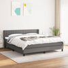 vidaXL &Kappa;&rho;&epsilon;&beta;ά&tau;&iota; Boxspring &mu;&epsilon; &Sigma;&tau;&rho;ώ&mu;&alpha; &Sigma;&kappa;&omicron;ύ&rho;&omicron; &Gamma;&kappa;&rho;&iota; 160x200 &epsilon;&kappa; &Upsilon;&phi;&alpha;&sigma;&mu;ά&tau;&iota;&nu;&omicron;