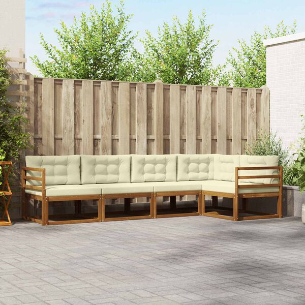 vidaXL &Sigma;&epsilon;&iota;&rho;ά &Kappa;&alpha;&nu;&alpha;&pi;έ &Epsilon;&xi;&omega;&tau;&epsilon;&rho;&iota;&kappa;&omicron;ύ &mu;&epsilon; &mu;&alpha;&xi;&iota;&lambda;ά&rho;&iota; 5 pcs &Phi;&upsilon;&sigma;&iota;&kappa;ό &kappa;&alpha;&iota; &Kappa;&rho;έ&mu;&alpha;