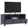 vidaXL Έπιπλο Τηλεόρασης Ανθρακί 100,5x39x43,5εκ. Ατσάλι