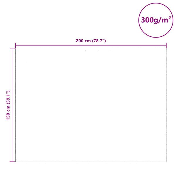 vidaXL Κουβέρτες Μετακόμισης 5 τεμ 150x200 εκ Ύφασμα 300 γρ/㎡