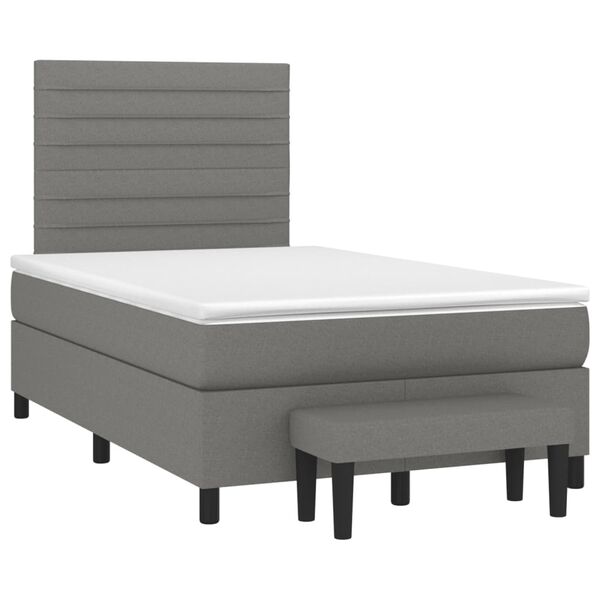 vidaXL &Kappa;&rho;&epsilon;&beta;ά&tau;&iota; Boxspring &mu;&epsilon; &Sigma;&tau;&rho;ώ&mu;&alpha; &Sigma;&kappa;&omicron;ύ&rho;&omicron; &Gamma;&kappa;&rho;&iota; 120x190 &epsilon;&kappa; &Upsilon;&phi;&alpha;&sigma;&mu;ά&tau;&iota;&nu;&omicron;