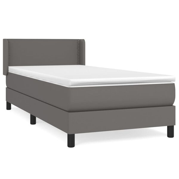 vidaXL &Kappa;&rho;&epsilon;&beta;ά&tau;&iota; Boxspring &mu;&epsilon; &Sigma;&tau;&rho;ώ&mu;&alpha; &Gamma;&kappa;&rho;&iota; 100x200&epsilon;&kappa;. &alpha;&pi;ό &Sigma;&upsilon;&nu;&theta;&epsilon;&tau;&iota;&kappa;ό &Delta;έ&rho;&mu;&alpha;