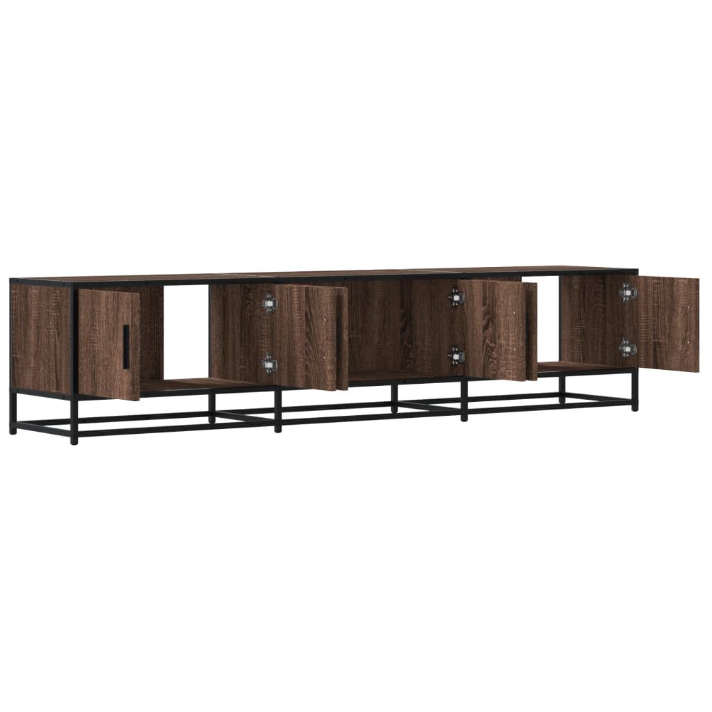 vidaXL Έπιπλο Τηλεόρασης Καφέ Δρυς 180x35x41 εκ. Επεξεργασμένο Ξύλο