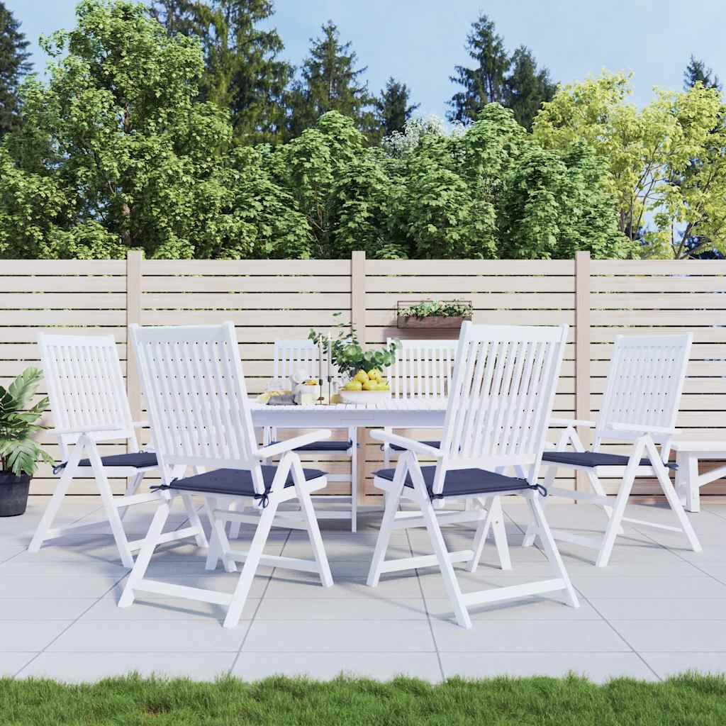 vidaXL Μαξιλάρια Παλέτας 6 τεμ. Ναυτικό Μπλε 40x40x4 εκ. Ύφασμα Oxford