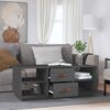 vidaXL Τραπεζάκι Σαλονιού Γκρι 100x50x41 εκ. Μασίφ Ξύλο Πεύκου