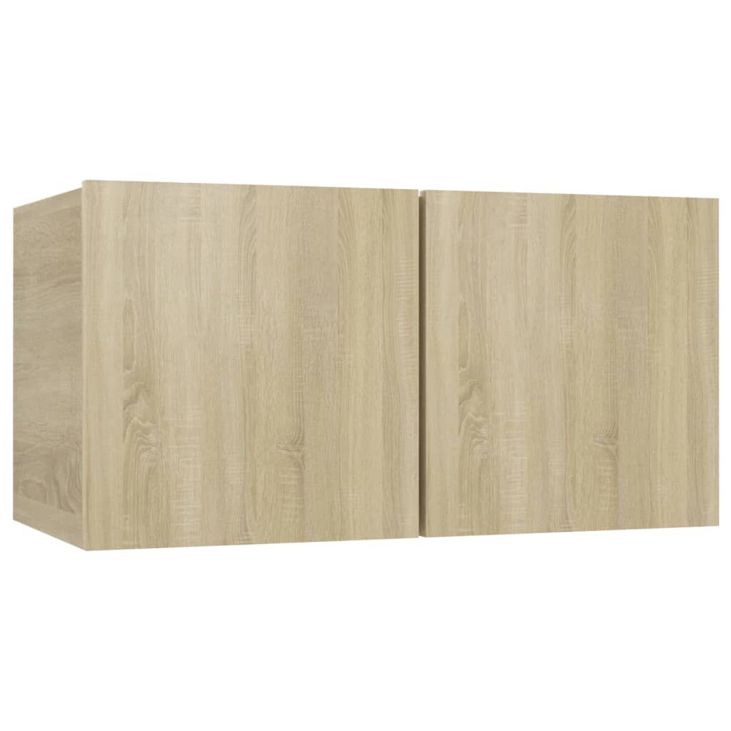 vidaXL Ντουλάπι Τηλεόρασης Κρεμαστό Sonoma Δρυς 60 x 30 x 30 εκ.