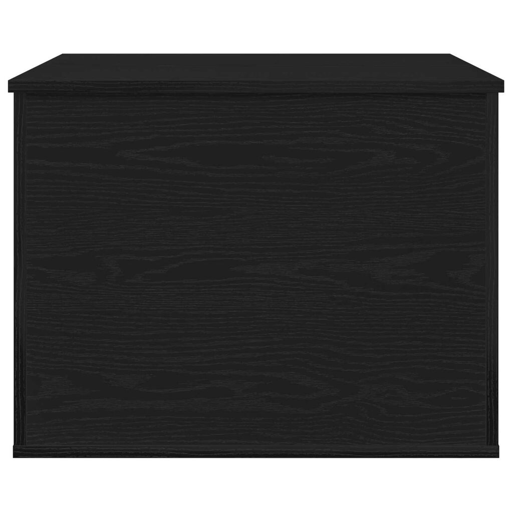 vidaXL Κουτί αποθήκευσης με καπάκι Μαύρη Δρυς 60x42x46 εκ. Κατασκευασμένο ξύλο