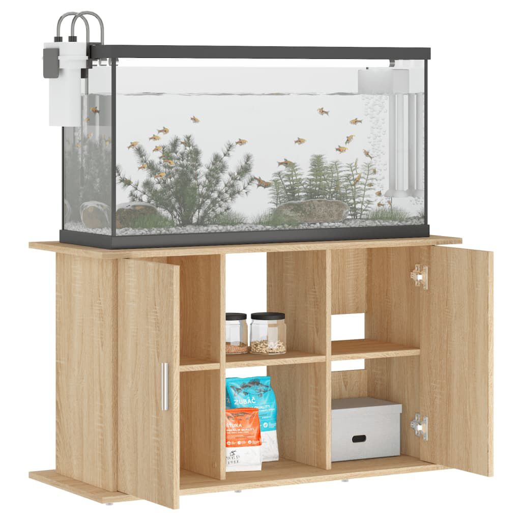 vidaXL Βάση Ενυδρείου Sonoma Δρυς 101x41x58 εκ. από Επεξεργασμένο Ξύλο