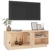 vidaXL Έπιπλο Τηλεόρασης 105 x 34 x 40 εκ. από Μασίφ Ξύλο Πεύκου