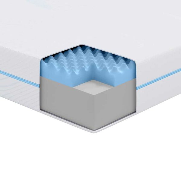 vidaXL Στρώμα Λευκό 70 x 200 cm Pěna
